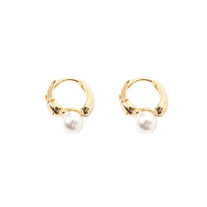 Valeria – Boucles d’Oreilles Uniques en Perles Dorées
