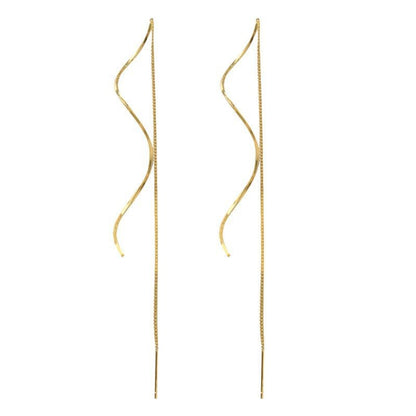 Adison – Boucles d'oreilles à franges spirales