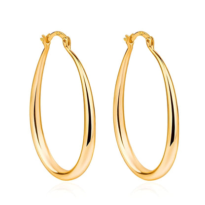 Elina – Boucles d'Oreilles Dorées Vintage