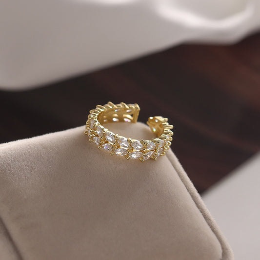 Patricia – Bague Feuilles de Printemps