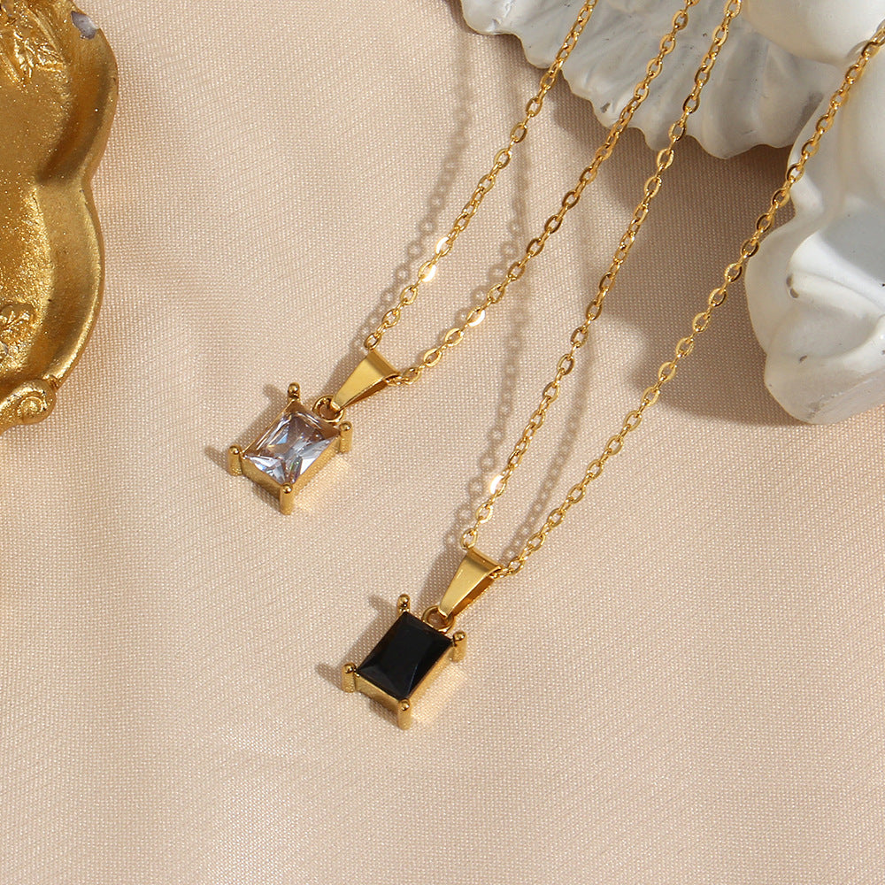 Karla – Collier pendentif en acier inoxydable