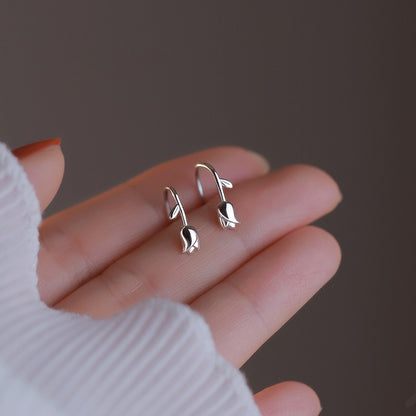 Isabelle – Boucles Pendantes Tulipe Élégantes