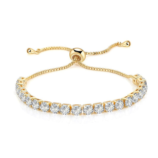 Nami – Bracelet Tennis Scintillant en Opale