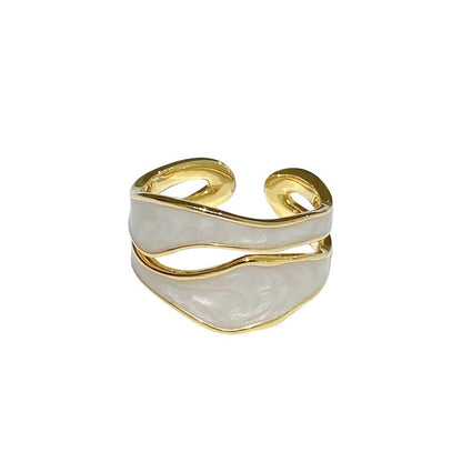 Bria – Bague Vintage en Or Blanc