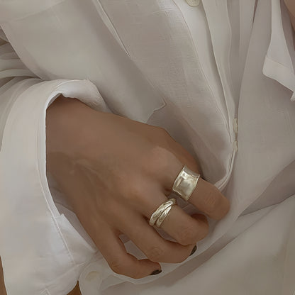 Juliette – Bague Bohème en Or et Argent