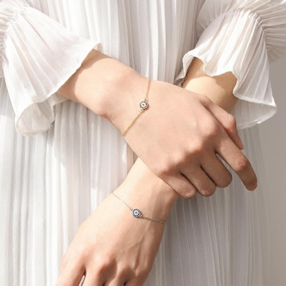 Amane – Bracelet Œil Protecteur Rond