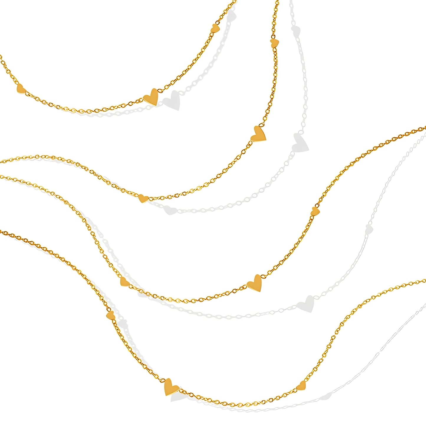 Adele – Collier Cœur Élégant et Moderne