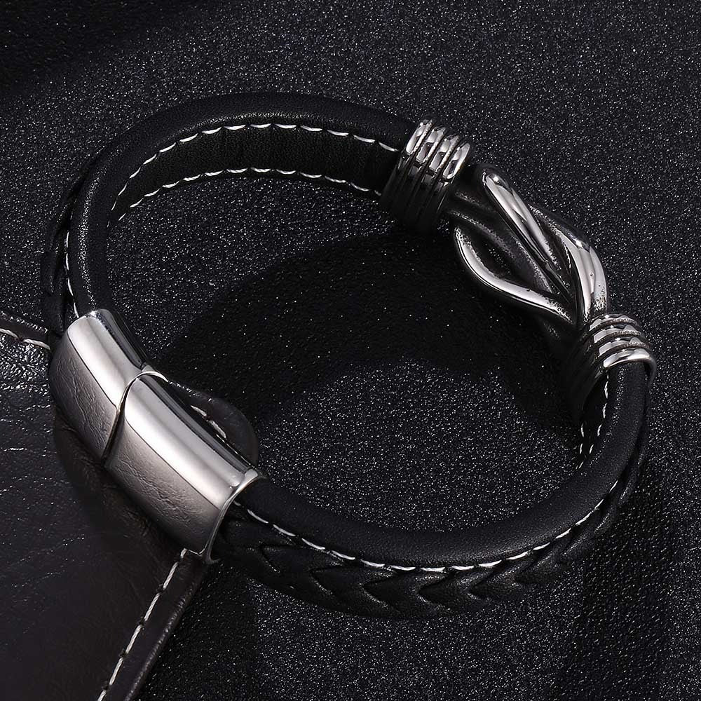 Kaito – Bracelet Punk en Acier Titane