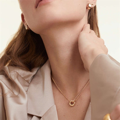 Vinn – Collier Rond Bicolore en Acier Inoxydable