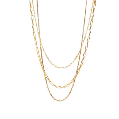 Zarah – Collier Doré à 3 Rangs