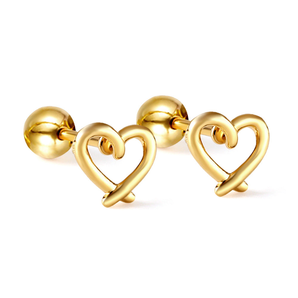 Olivia – Boucles d'oreilles Clous en Acier Inoxydable