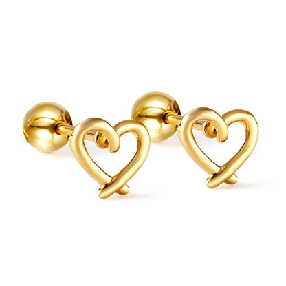 Olivia – Boucles d'oreilles Clous en Acier Inoxydable