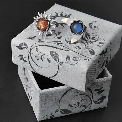 Marian – Boucles d’Oreilles Soleil et Lune