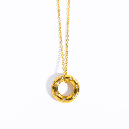 Carmen – Collier en Acier Inoxydable avec Zircon
