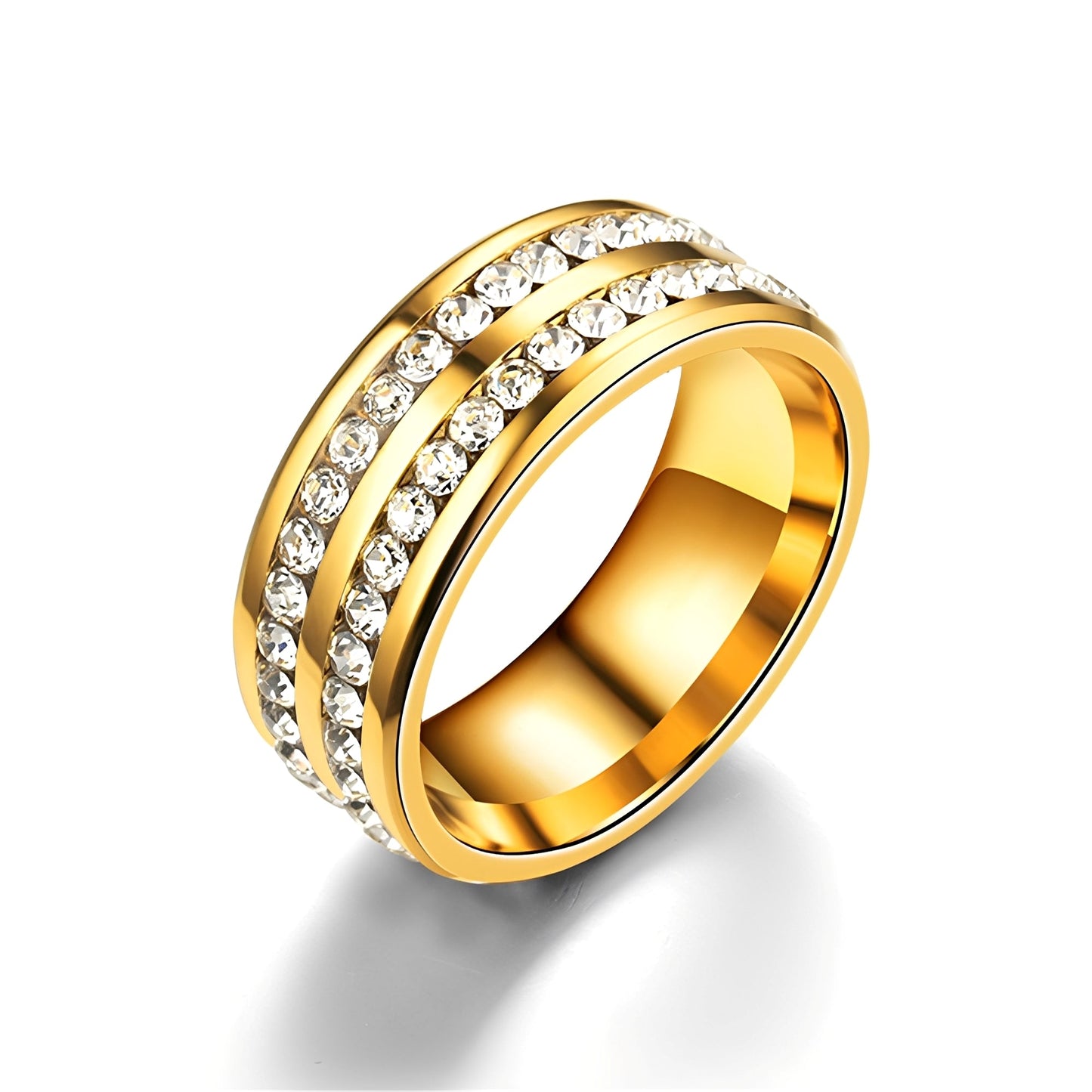 Jona – Bague Élégante avec Cubic Zirconia Incrustés