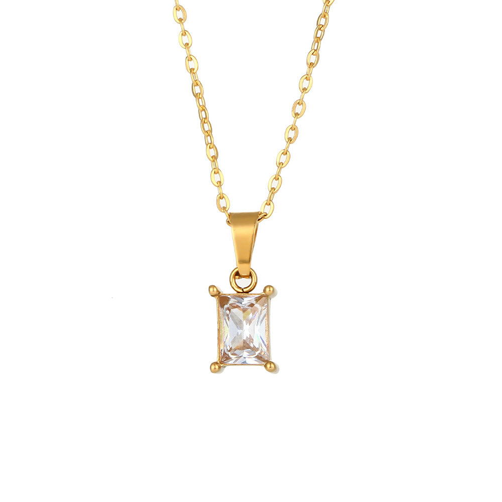 Karla – Collier pendentif en acier inoxydable