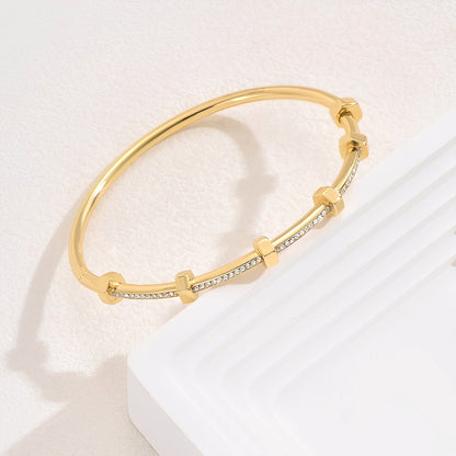 Amy – Bracelet Doré Brillant