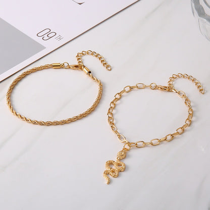Maelli – Chaînette de Cheville Bohème Élégante