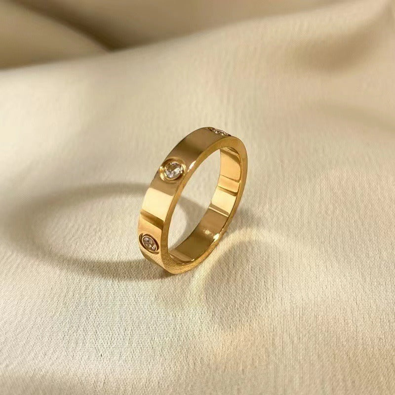 Ruki – Bague Couple en Acier Titane