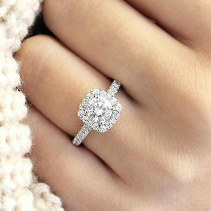 Riley – Bague en Argent avec Diamant