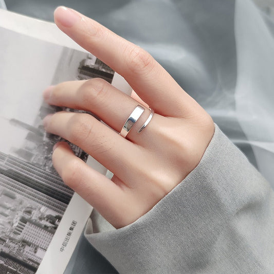 Leslie – Bague Vintage en Argent avec Finition Texturée