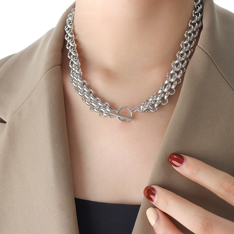 Coralie – Parure Dorée Volumineuse 18K