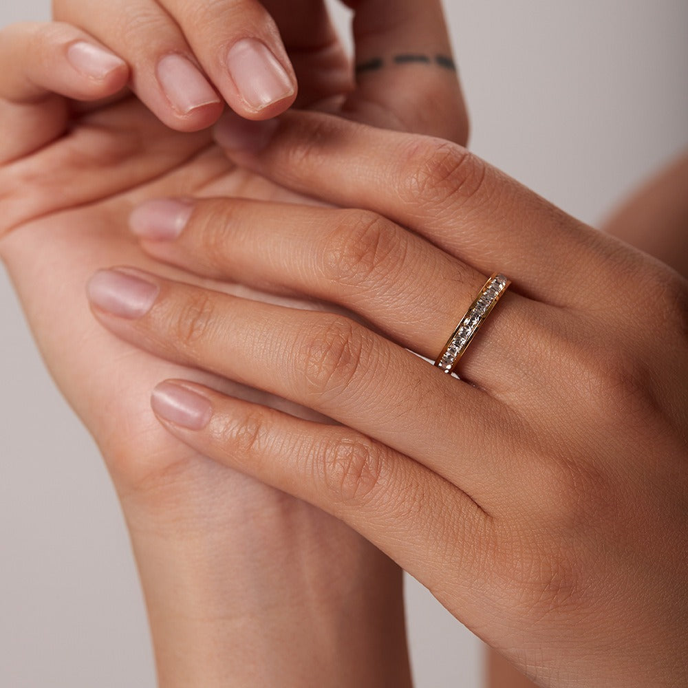 Alleria – Bague Dorée Élégante