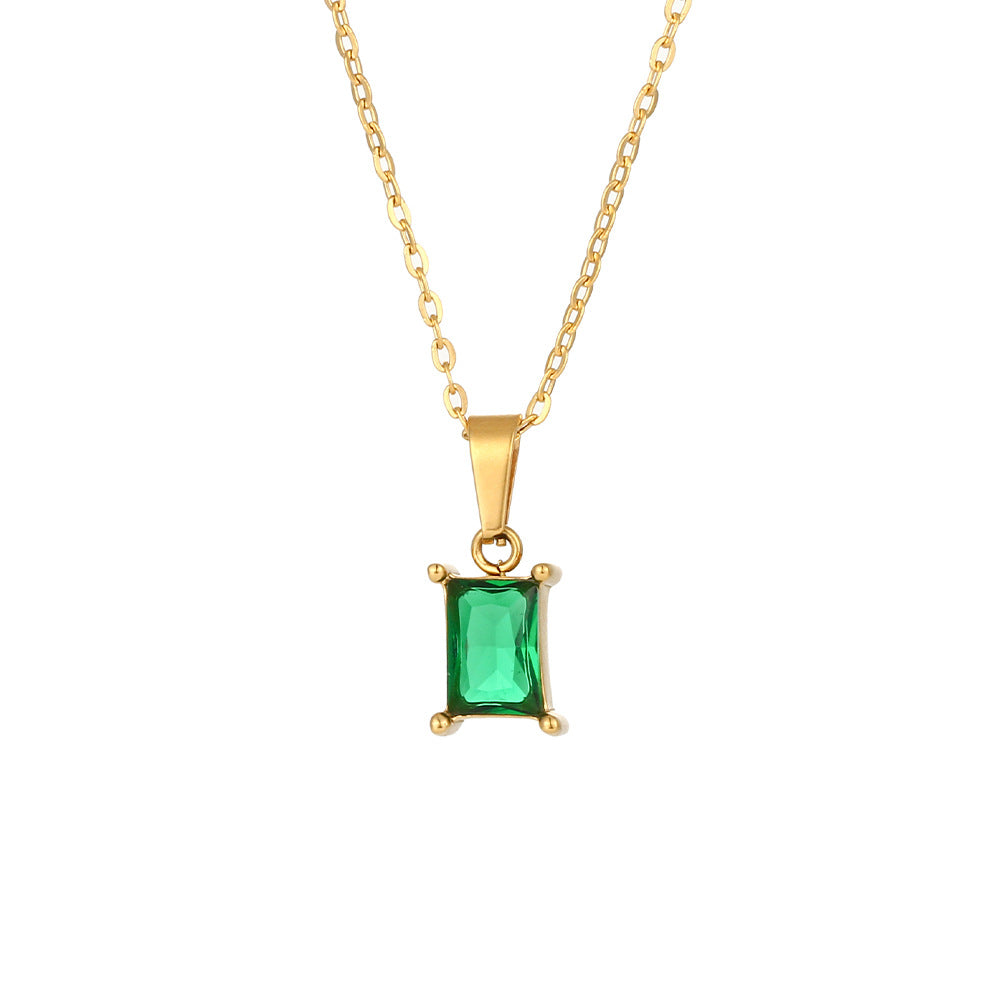 Karla – Collier pendentif en acier inoxydable