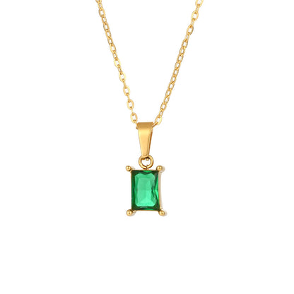 Karla – Collier pendentif en acier inoxydable