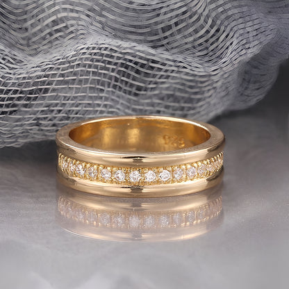 Sarah – Bague Vintage en Zirconia Incrustée