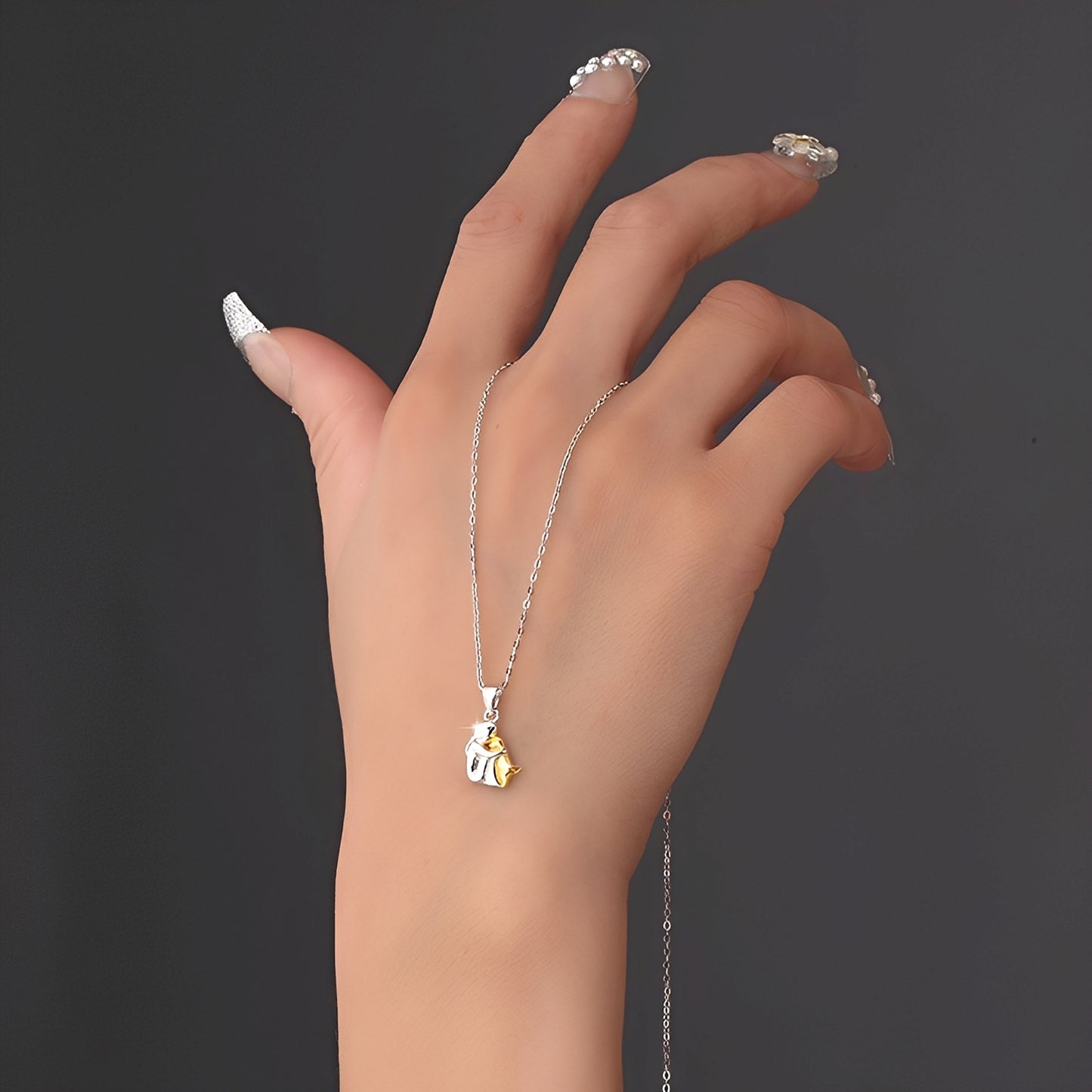Neko – Collier Pendentif Câlin Chien et Maître
