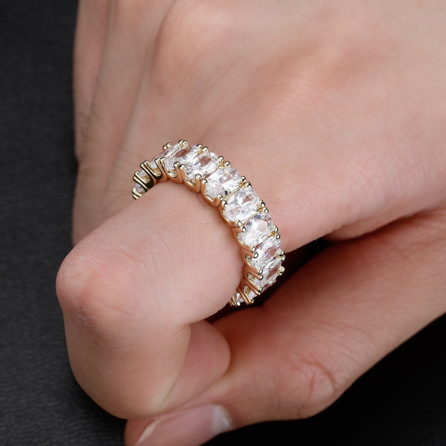 Cassie – Bague CZ Élégante