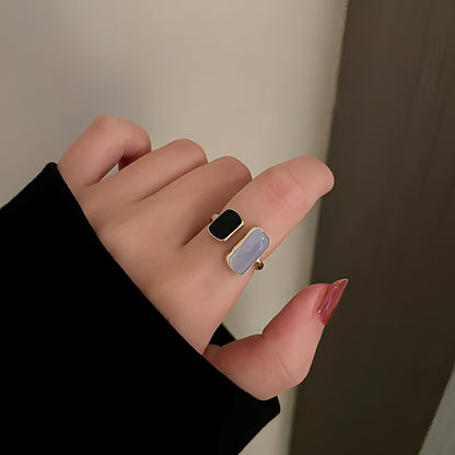 Nerina – Bague Aigue-Marine Enveloppante