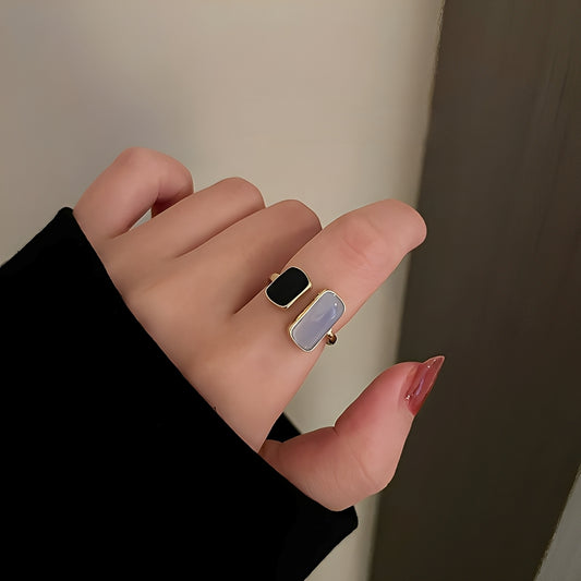 Nerina – Bague Aigue-Marine Enveloppante