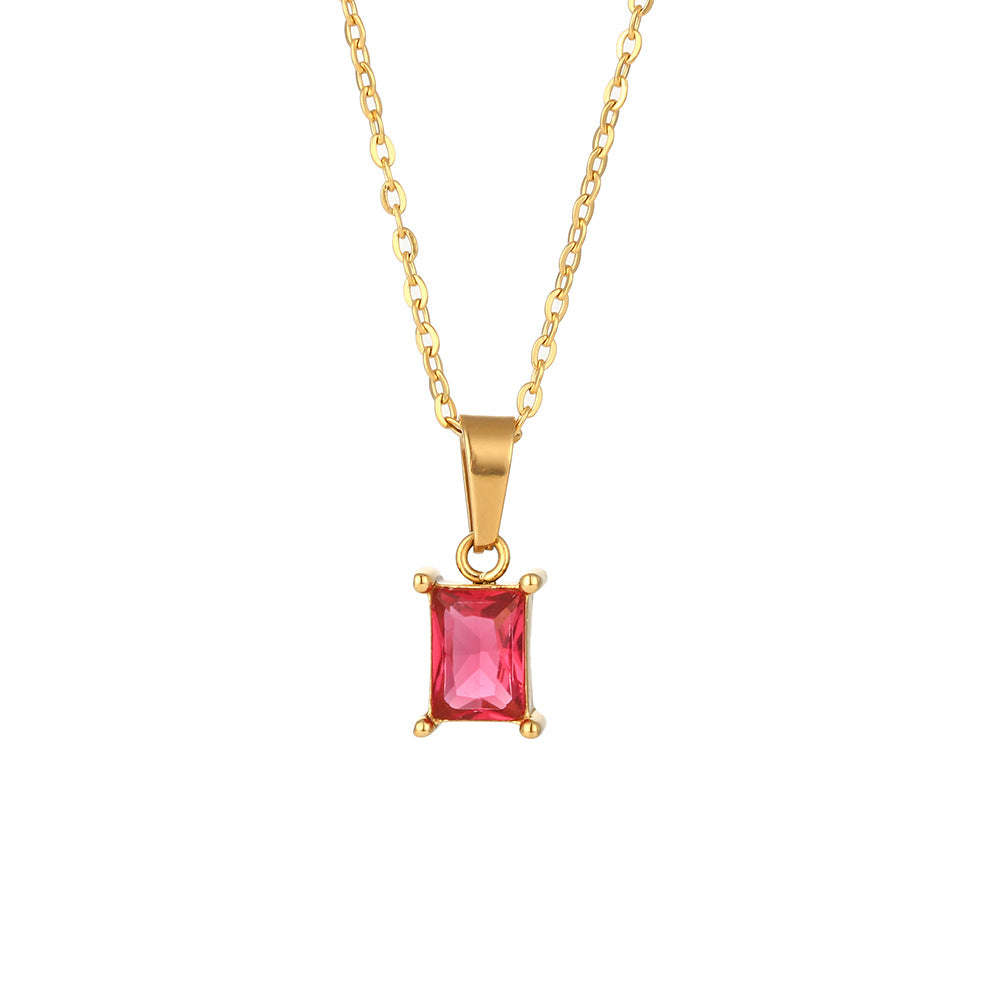 Karla – Collier pendentif en acier inoxydable