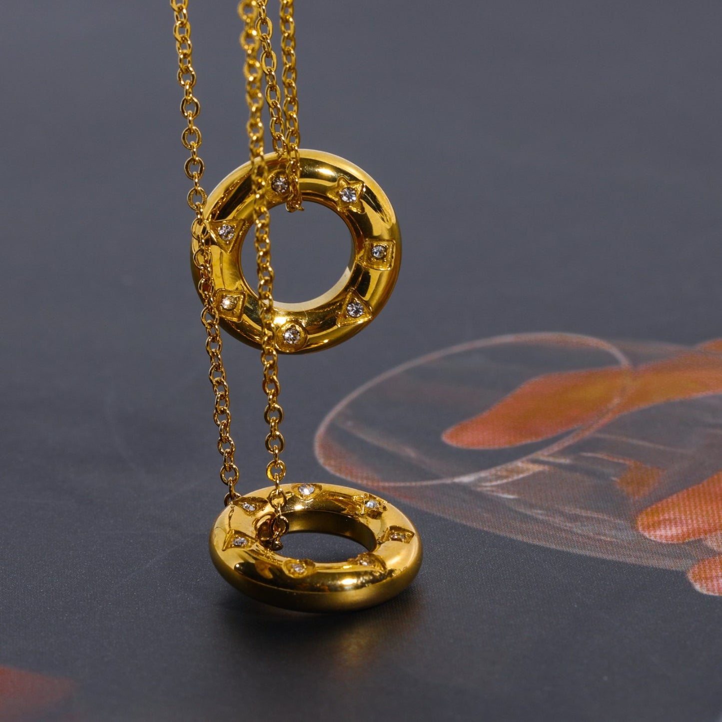 Carmen – Collier en Acier Inoxydable avec Zircon