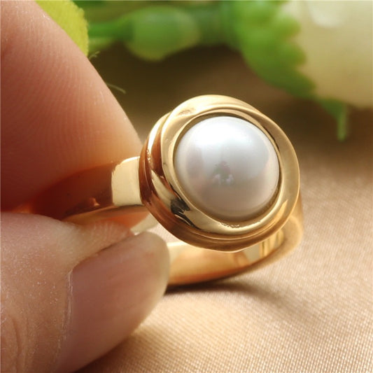 Amelina – Bague Élégante Ornée de Perles