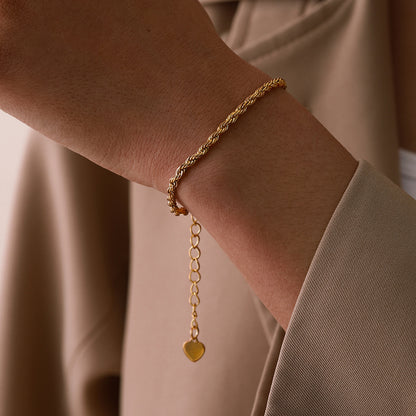Sheena – Bracelet en Corde de Chanvre