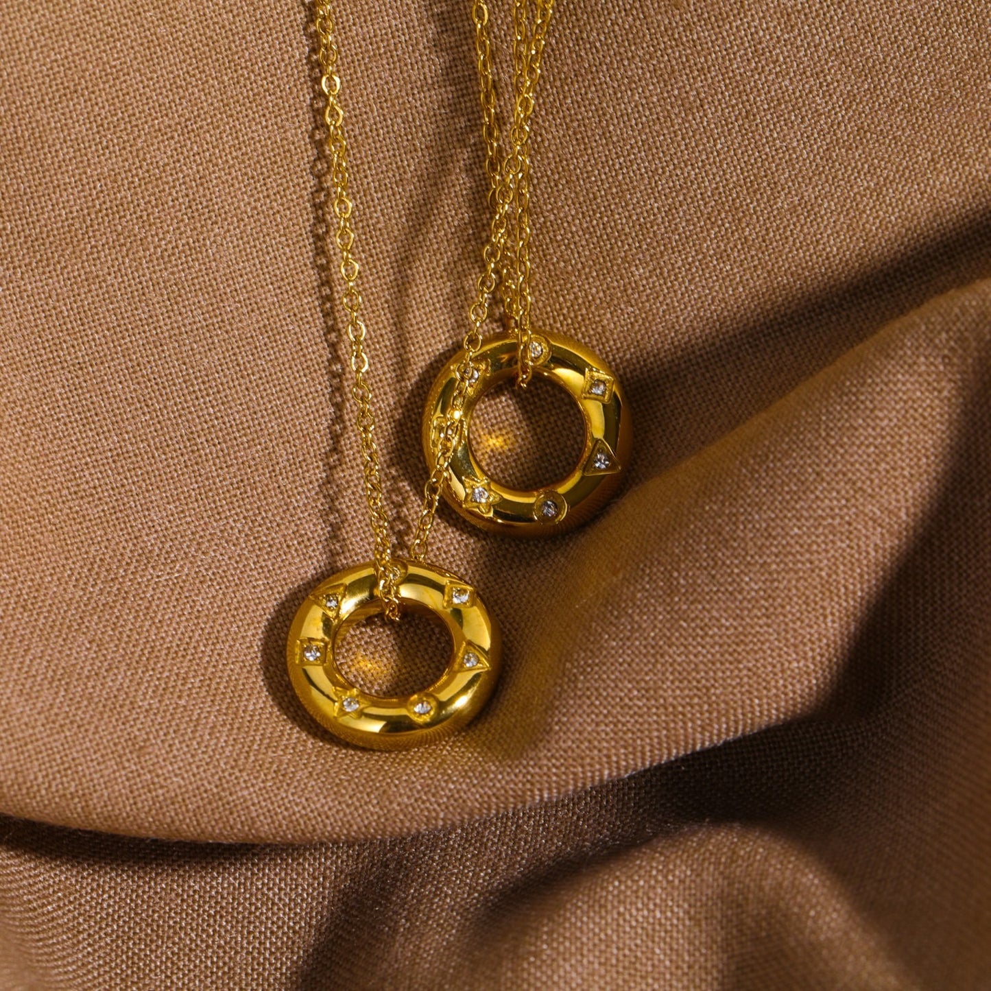 Carmen – Collier en Acier Inoxydable avec Zircon