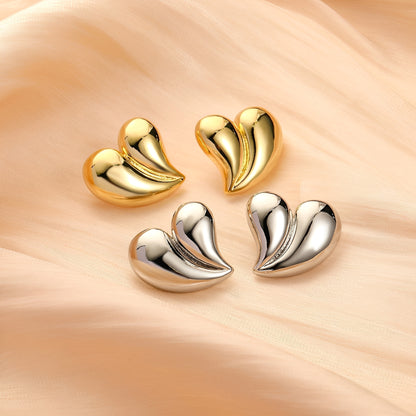 Selena – Boucles d’Oreilles Glossy Élégance Moderne