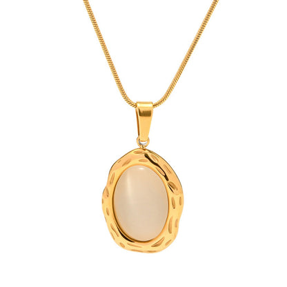Filomina – Collier Pierre Précieuse Opale Doré