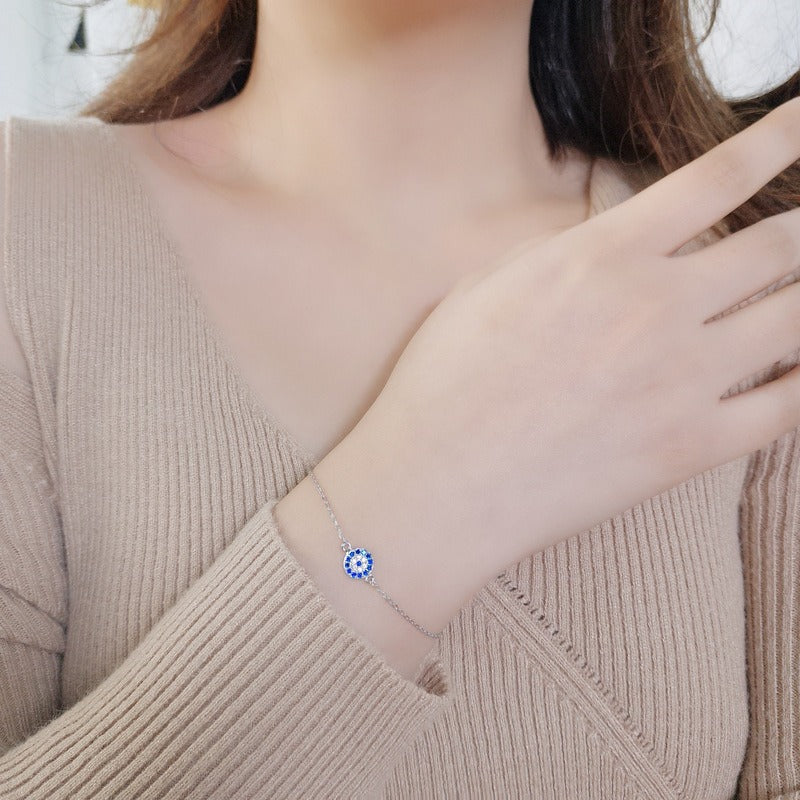 Amane – Bracelet Œil Protecteur Rond