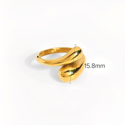 Naya – Bague Géométrique Ligne Minimaliste