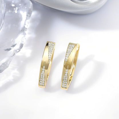 Sophie – Boucles d'Oreilles en Or et Diamants Précieux