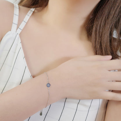 Amane – Bracelet Œil Protecteur Rond