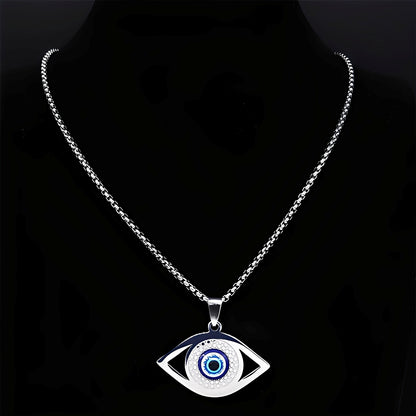 Kyra – Collier Protecteur Œil Bleu