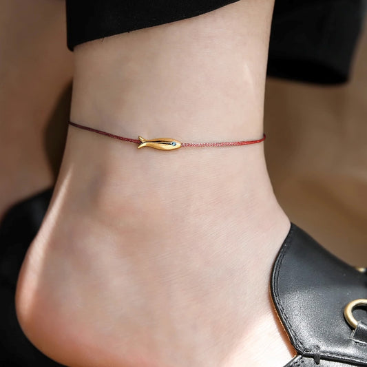 Solara – Bracelet de Cheville Éclat Fin