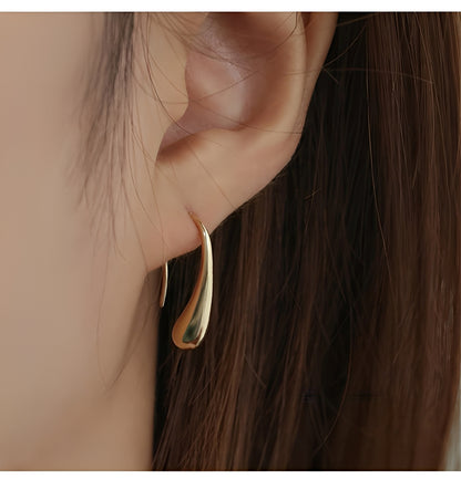 Nyx – Boucles d'Oreilles Pendantes en Or Vintage
