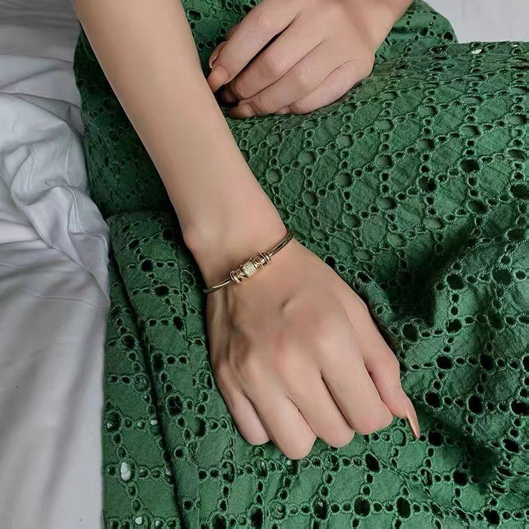 Amalia – Bracelet Réglable Charms Dorés