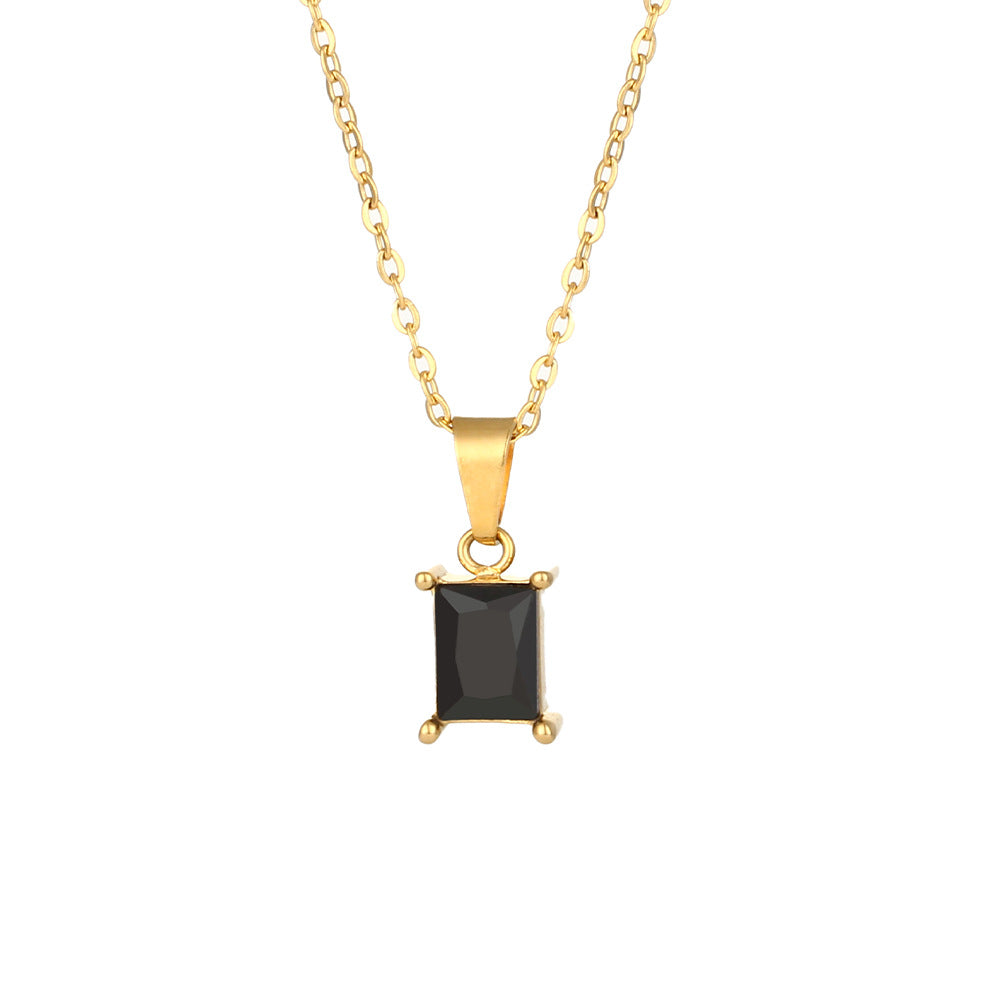 Karla – Collier pendentif en acier inoxydable